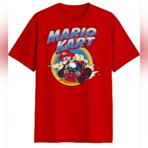 Nintendo Mens Super Mario Kart Vintage Racing T-shirt. Size XL, New In Plastic